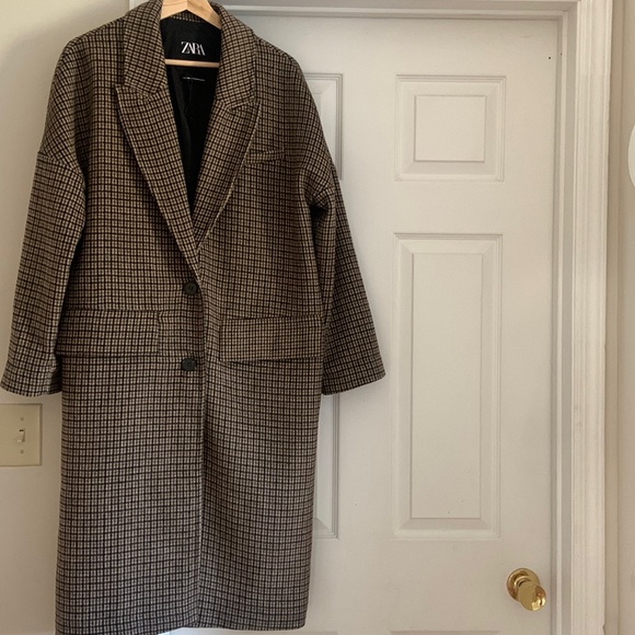Zara Oversized Coat Size Small-NWOT - Picture 3 of 13
